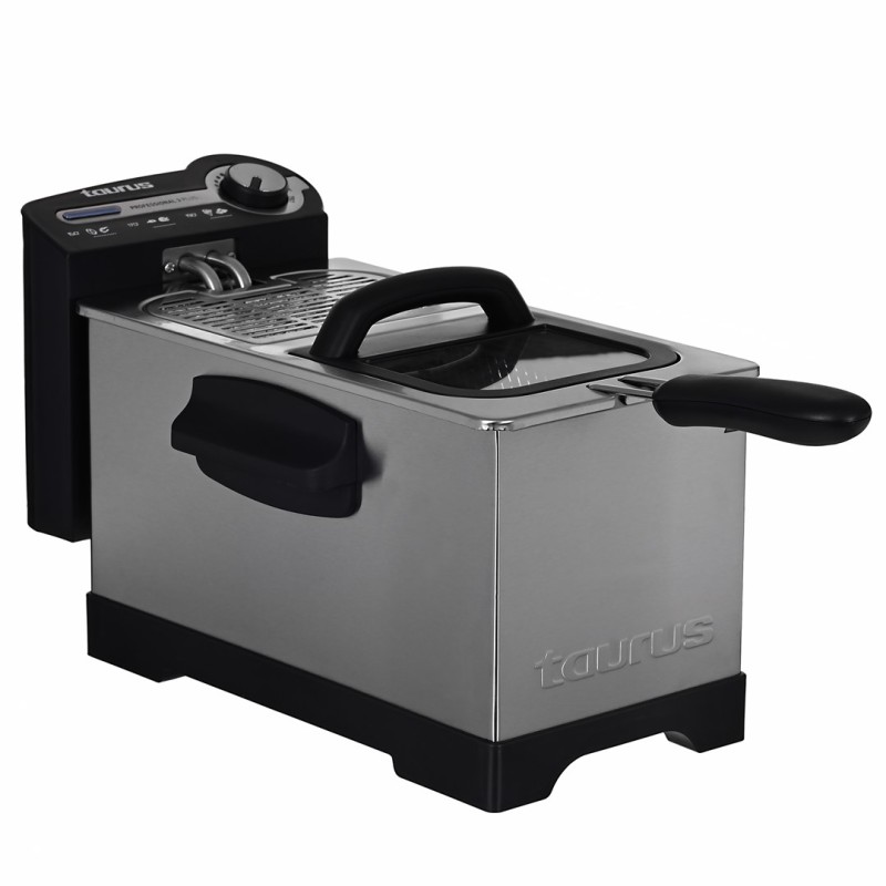 Taurus Professional 3 Plus Single 3 L Stand-alone 2100 W Deep fryer Stainless steel Taurus Professional 3 Plus Single 3 L Stand-alone 2100 W Deep fryer Stainless steel