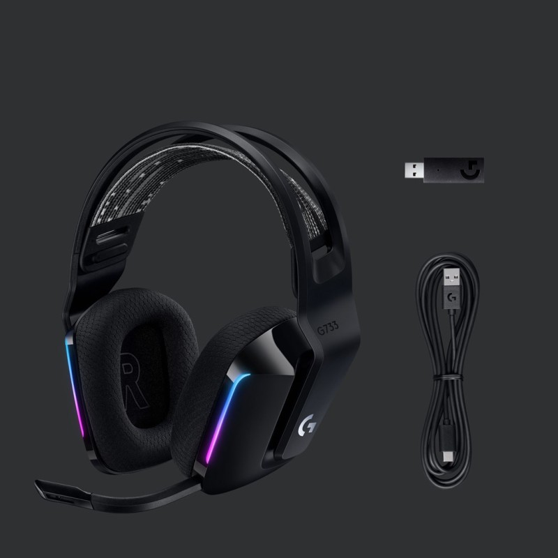Logitech G G733 LIGHTSPEED Wireless RGB Gaming Headset Logitech G G733 LIGHTSPEED Wireless RGB Gaming Headset