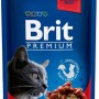 BRIT Premium Cat Beef Stew&Peas - wet cat food - 100g