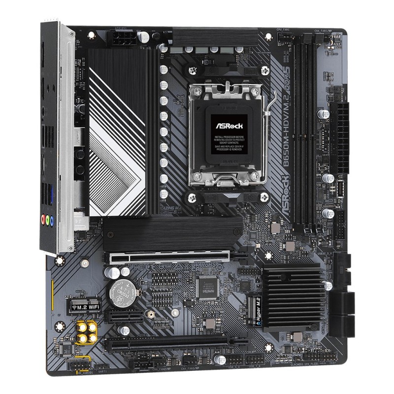 Asrock B650M-HDV/M.2 AMD B650 Socket AM5 micro ATX Asrock B650M-HDV/M.2 AMD B650 Socket AM5 micro ATX