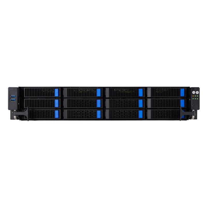 Platforma Asus Rack (2U) RS720A-E12-RS12 AMD Epyc 9004 (8x NVMe, 4x SATA/SAS, 2xM.2, 4xGPU, 2x10Gbe, IPMI, 1+1 2600W) Platforma Asus Rack (2U) RS720A-E12-RS12 AMD Epyc 9004 (8x NVMe, 4x SATA/SAS, 2xM.2, 4xGPU, 2x10Gbe, IPMI, 1+1 2600W)