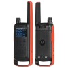 Motorola T82 Twin Pack two-way radio 16 channels Black,Orange