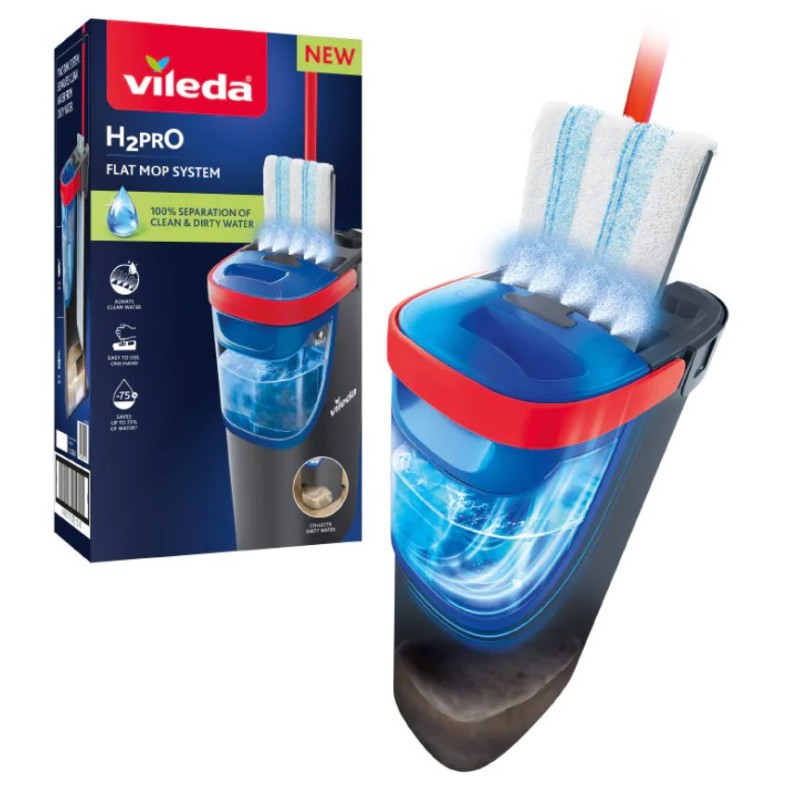 Vileda H2prO flat mop