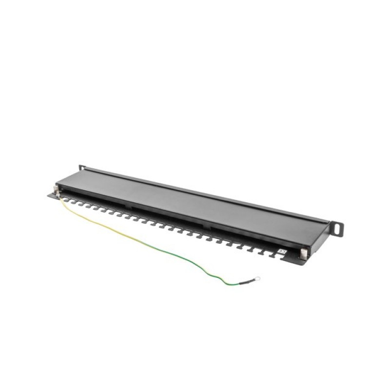 LANBERG PATCH PANEL 24 PORT 0.5U CAT.6 UTP GRAY LANBERG PATCH PANEL 24 PORT 0.5U CAT.6 UTP GRAY
