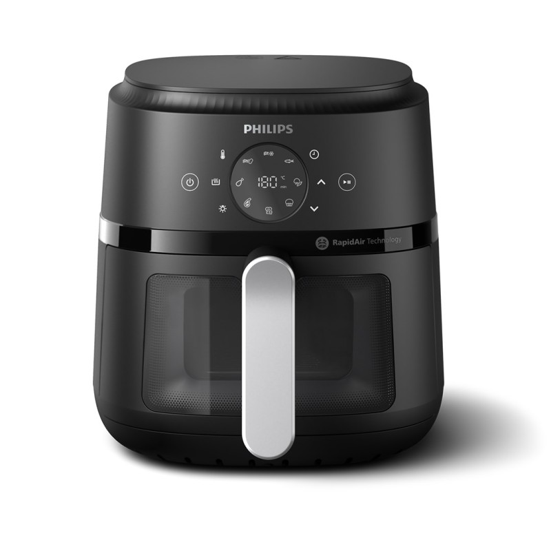 Philips 2000 series NA221/00 fryer Single 4.2 L Stand-alone 1500 W Hot air fryer Black, Silver Philips 2000 series NA221/00 fryer Single 4.2 L Stand-alone 1500 W Hot air fryer Black, Silver