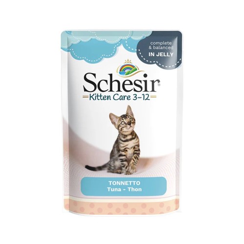 SCHESIR Tuna in jelly - wet food for kittens - 85g SCHESIR Tuna in jelly - wet food for kittens - 85g