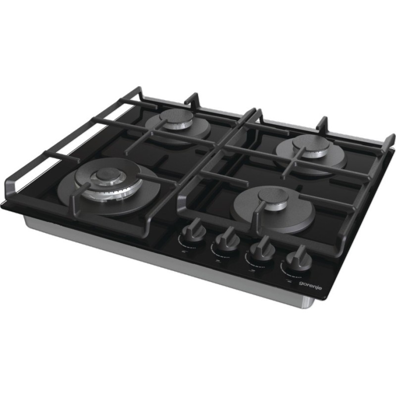 Gorenje GTW641EB hob Black Built-in 60 cm Gas 4 zone(s) Gorenje GTW641EB hob Black Built-in 60 cm Gas 4 zone(s)