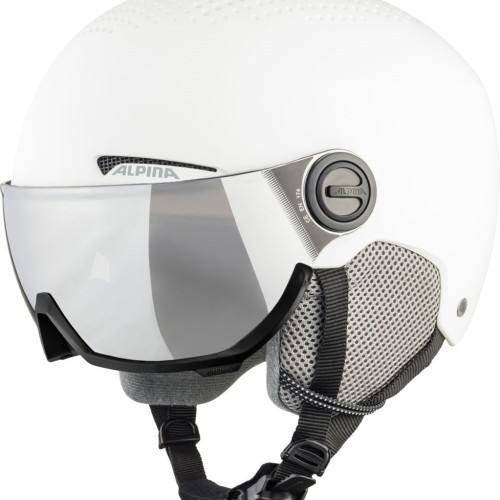 WINTER HELMET ALPINA ARBER VISOR Q-LITE WHITE MATT 54-58