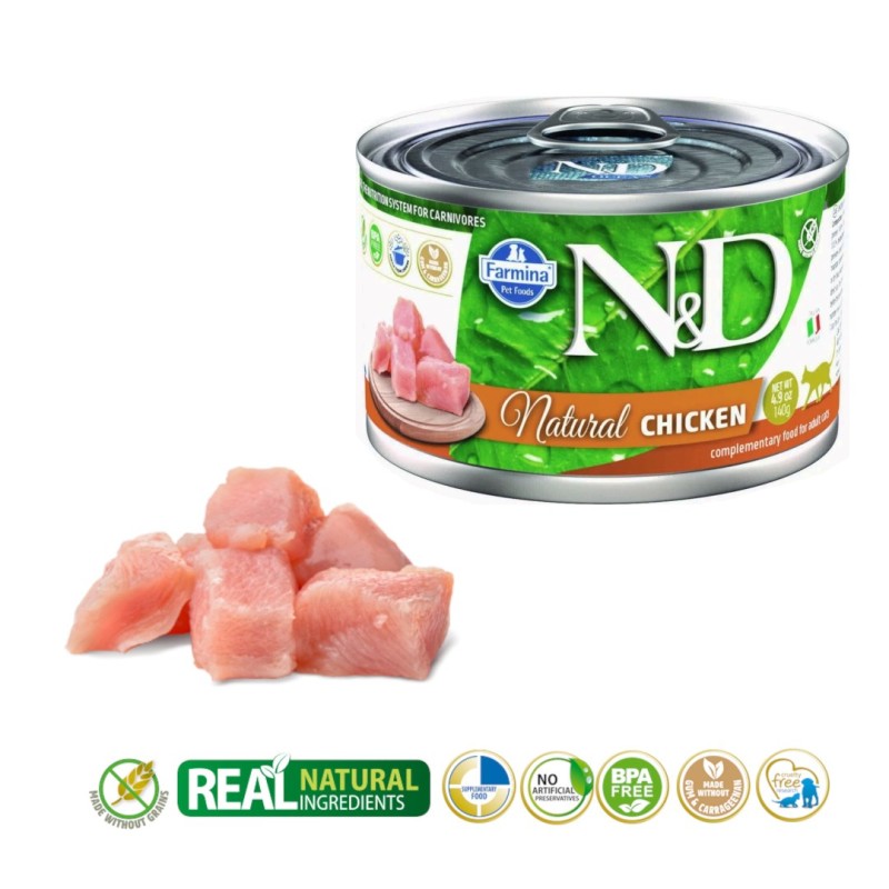 FARMINA N&D Cat Natural Chicken - wet cat food - 140 g FARMINA N&D Cat Natural Chicken - wet cat food - 140 g