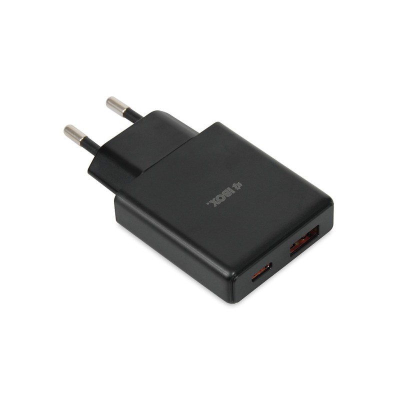 iBOX C-43 Slim GaN PD30W Wall charger, Black iBOX C-43 Slim GaN PD30W Wall charger, Black