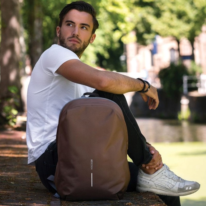 XD DESIGN ANTI-THEFT BACKPACK BOBBY SOFT BROWN P/N: P705.796 XD DESIGN ANTI-THEFT BACKPACK BOBBY SOFT BROWN P/N: P705.796