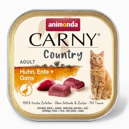 ANIMONDA Carny Country Chicken, Duck + Goose - wet cat food - 100 g ANIMONDA Carny Country Chicken, Duck + Goose - wet cat food - 100 g