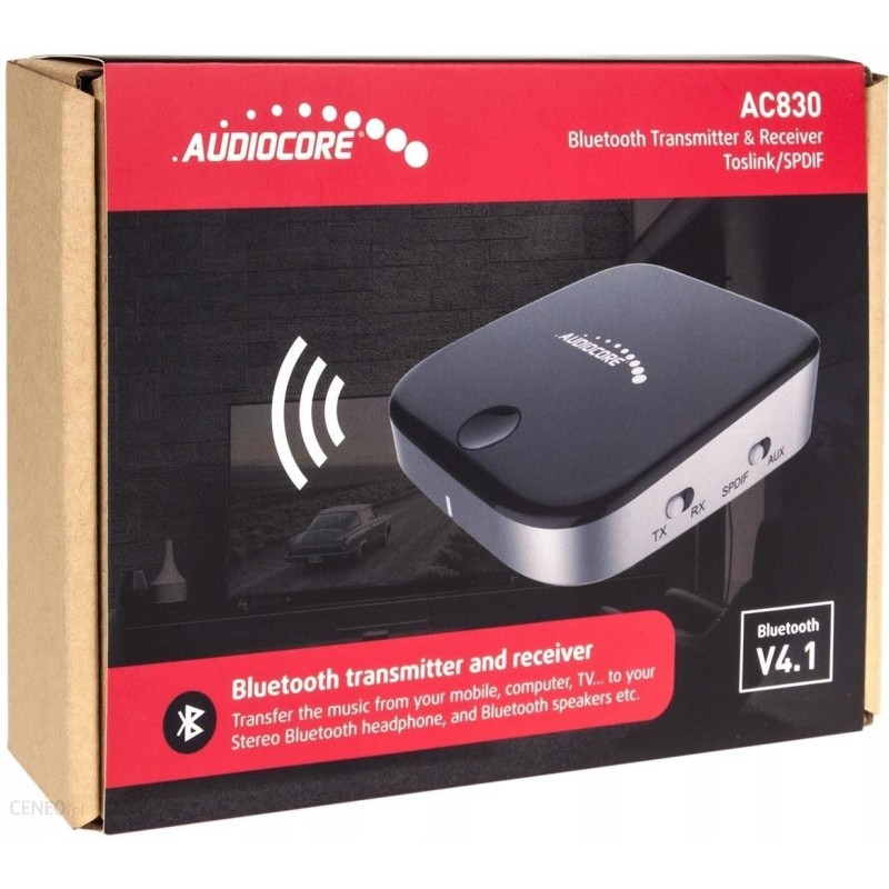 Odbiornik Bluetooth 5.0 AUX Baseus Qiyin (black) Odbiornik Bluetooth 5.0 AUX Baseus Qiyin (black)