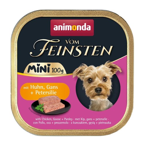 ANIMONDA Vom Feinsten Adult Mini Chicken, goose and parsley - wet dog food - 100g ANIMONDA Vom Feinsten Adult Mini Chicken, goose and parsley - wet dog food - 100g