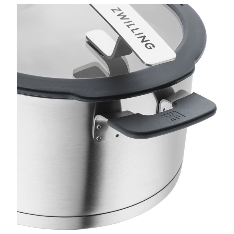 ZWILLING SIMPLIFY 66870-004-0 Pots set Stainless steel 4 pcs. Silver Black ZWILLING SIMPLIFY 66870-004-0 Pots set Stainless steel 4 pcs. Silver Black