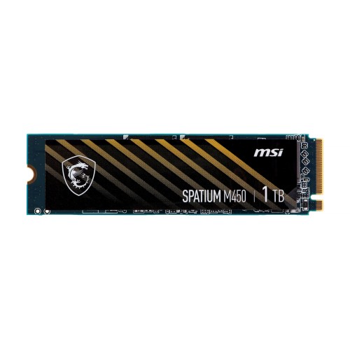 MSI SPATIUM M450 PCIe 4.0 NVMe M.2 1000GB PCI Express 4.0 3D NAND