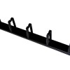 Alantec PK009 cable organizer Wall Cable holder Black 1 pc(s)