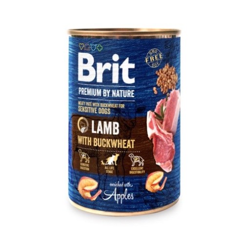 BRIT Premium by Nature Lamb with Buckwheat - Wet dog food - 400 g BRIT Premium by Nature Lamb with Buckwheat - Wet dog food - 400 g