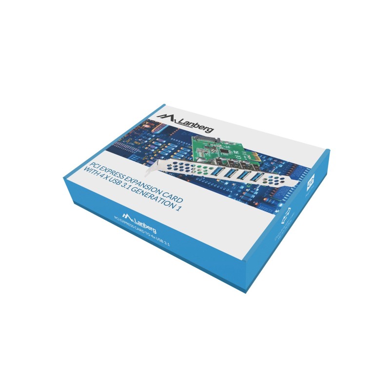 Lanberg PCE-US3-004 interface cards/adapter Internal USB 3.2 Gen 1 (3.1 Gen 1) Lanberg PCE-US3-004 interface cards/adapter Internal USB 3.2 Gen 1 (3.1 Gen 1)