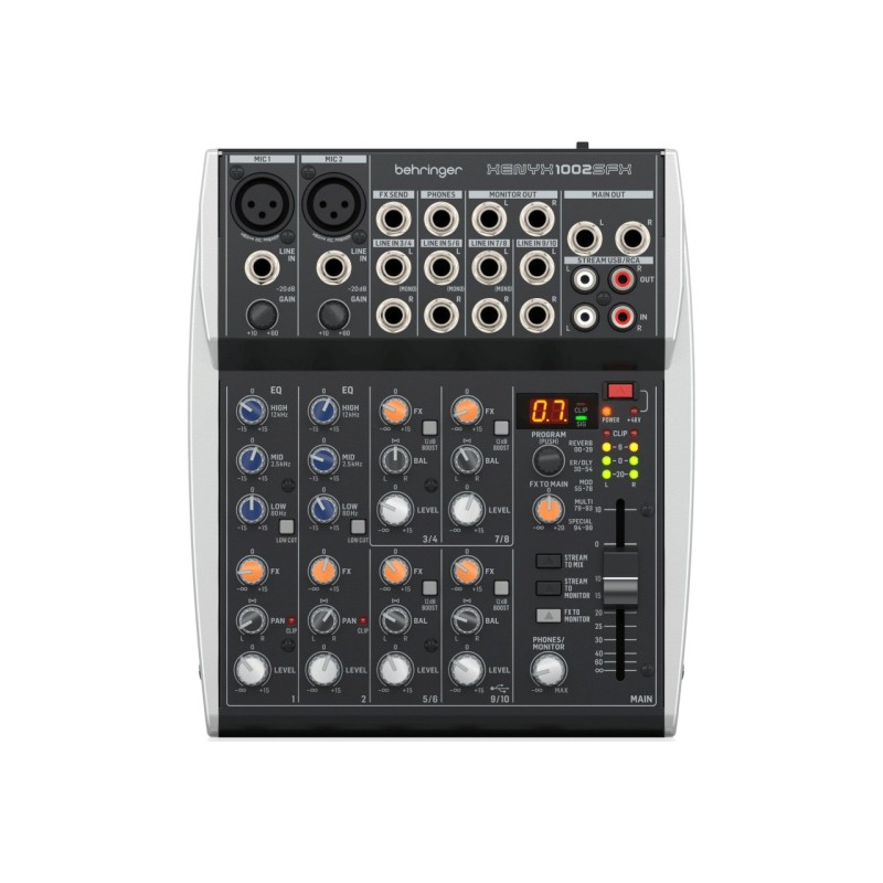 Behringer XENYX 1002SFX - audio mixer