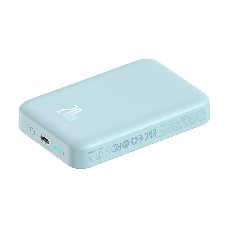 Baseus P10059001313-00 Lithium polymer (LiPo) power bank 10000 mAh Wireless charging Blue Baseus P10059001313-00 Lithium polymer (LiPo) power bank 10000 mAh Wireless charging Blue