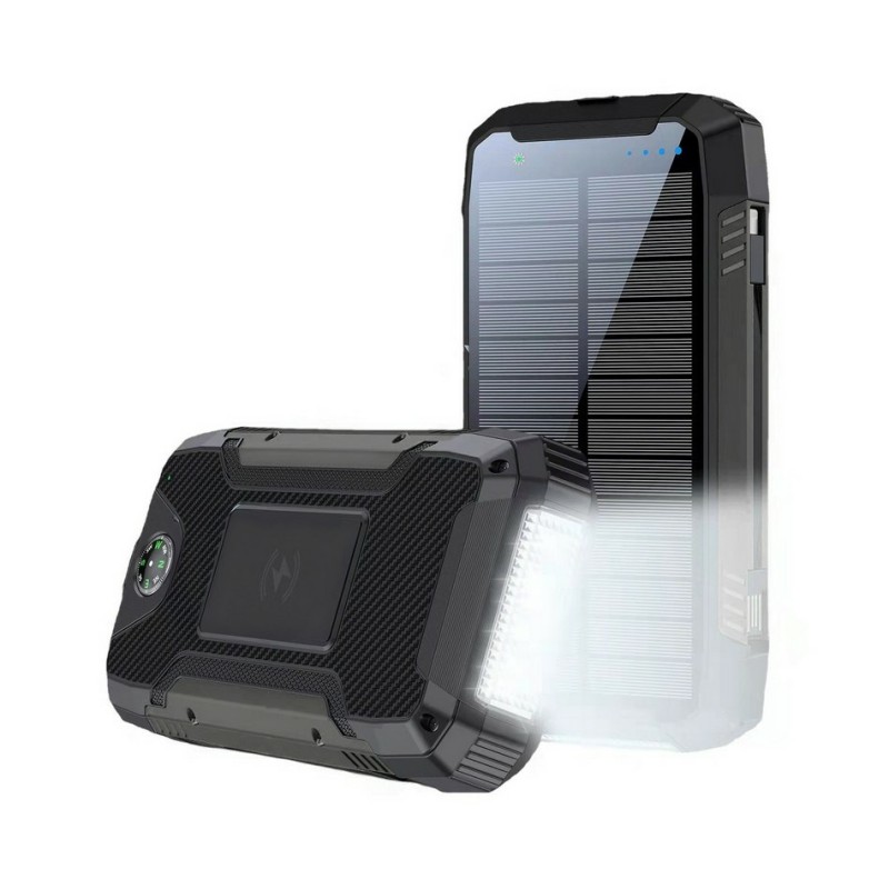 PowerNeed S20000Q mobile device charger Universal Black Lightning, Solar, USB Wireless charging Fast charging Outdoor PowerNeed S20000Q mobile device charger Universal Black Lightning, Solar, USB Wireless charging Fast charging Outdoor