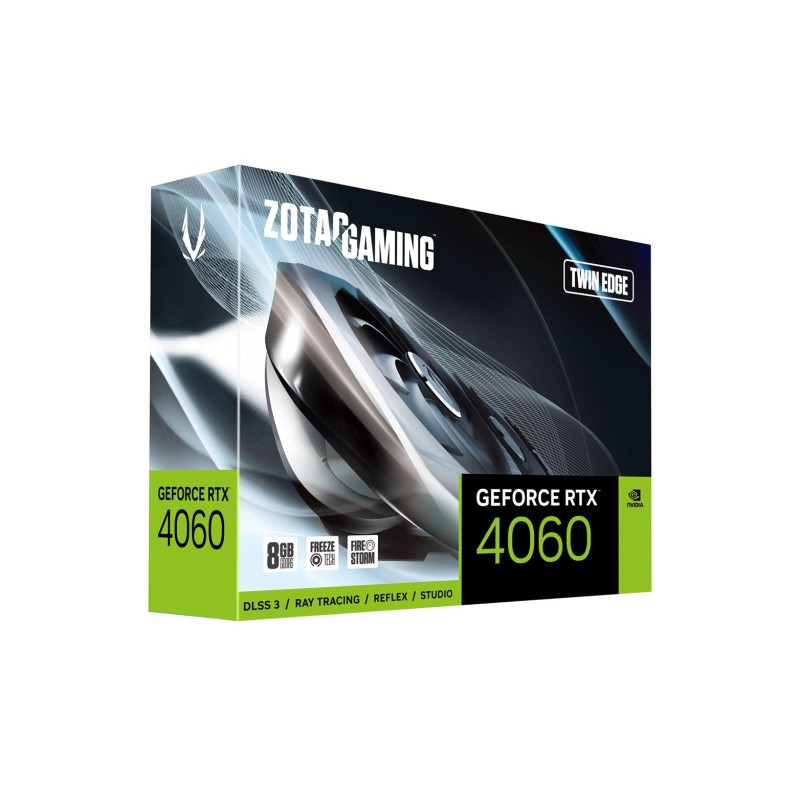 Zotac GAMING GeForce RTX 4060 Twin Edge NVIDIA 8 GB GDDR6 Zotac GAMING GeForce RTX 4060 Twin Edge NVIDIA 8 GB GDDR6