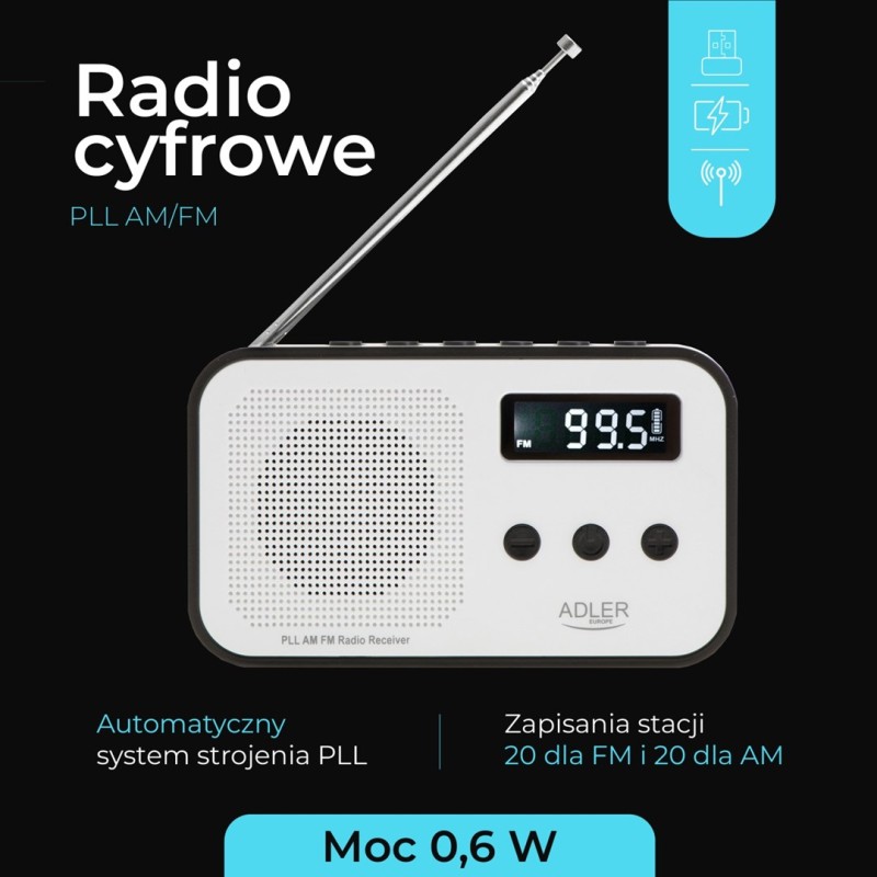 Radio ADLER AD 1907 Radio ADLER AD 1907