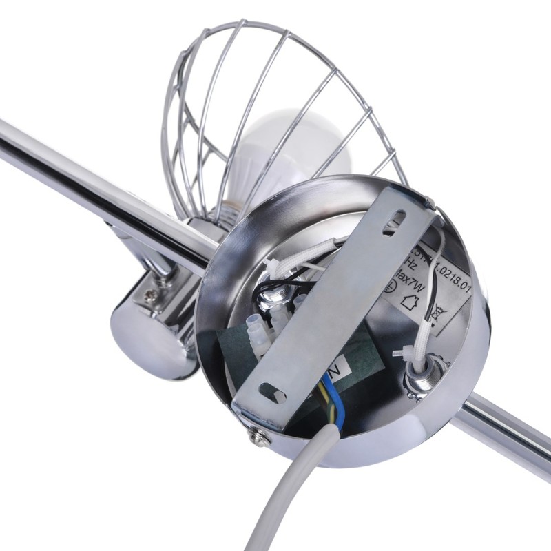Activejet GIZEL triple ceiling wall light strip chrome E14 wall lamp for living room Activejet GIZEL triple ceiling wall light strip chrome E14 wall lamp for living room