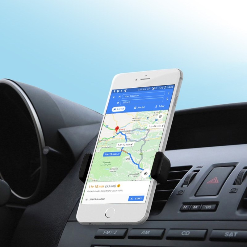 Maclean car phone holder, universal, for ventilation grille, min / max spacing: 54 / 87mm material: ABS, MC-321 Maclean car phone holder, universal, for ventilation grille, min / max spacing: 54 / 87mm material: ABS, MC-321