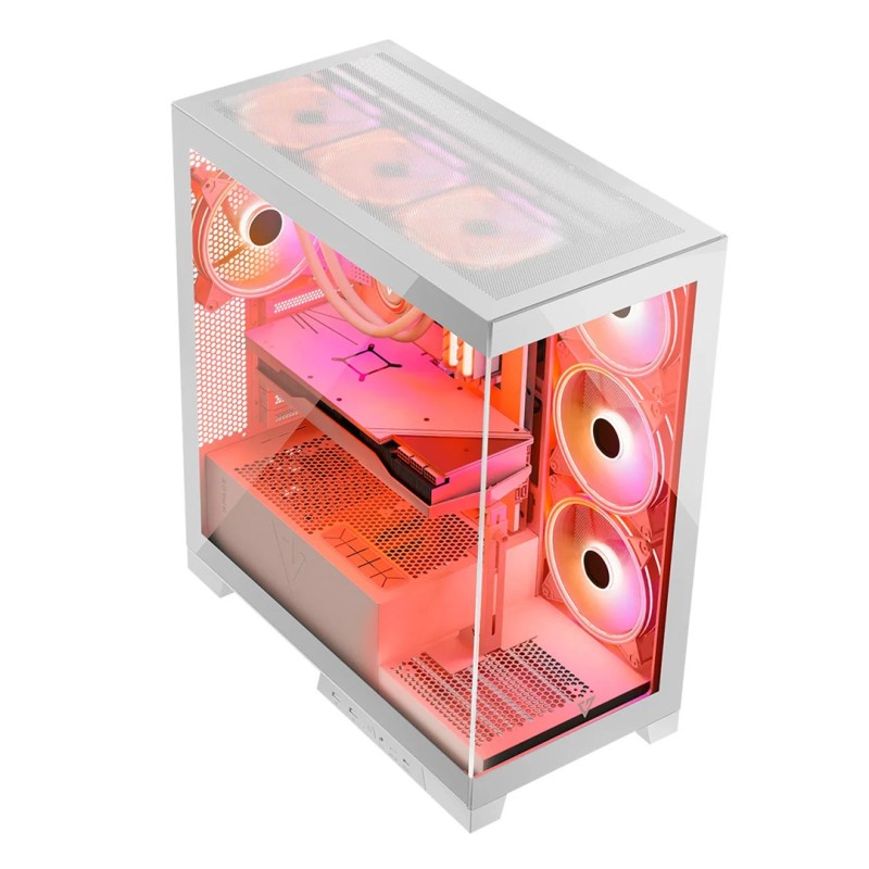 MODECOM Volcano SPACE APEX ARGB MIDI USB 3.0 X 2 CYPE-C white MODECOM Volcano SPACE APEX ARGB MIDI USB 3.0 X 2 CYPE-C white
