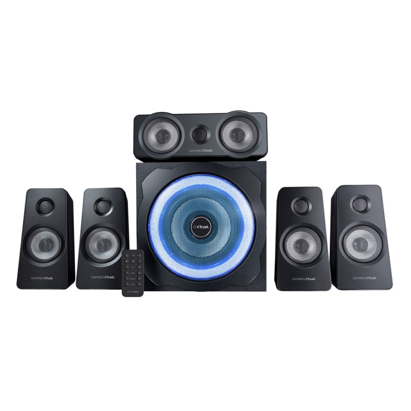 Trust GXT 658 Tytan 5.1 speaker set 90 W Universal Black 5.1 channels Trust GXT 658 Tytan 5.1 speaker set 90 W Universal Black 5.1 channels