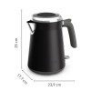 Tefal Collection KI6668E0 electric kettle 1.7 L 2400 W Black Tefal Collection KI6668E0 electric kettle 1.7 L 2400 W Black