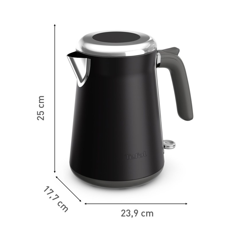 Tefal Collection KI6668E0 electric kettle 1.7 L 2400 W Black Tefal Collection KI6668E0 electric kettle 1.7 L 2400 W Black