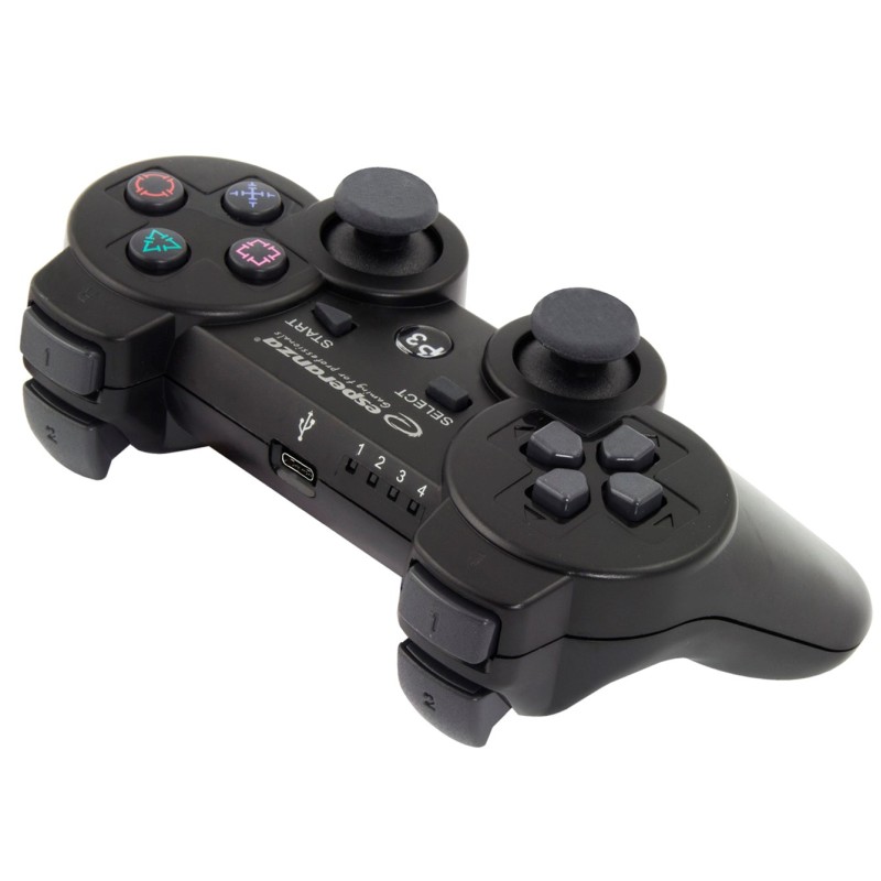 Esperanza EGG109K Gaming Controller Black Bluetooth Joystick Analogue Playstation 3 Esperanza EGG109K Gaming Controller Black Bluetooth Joystick Analogue Playstation 3