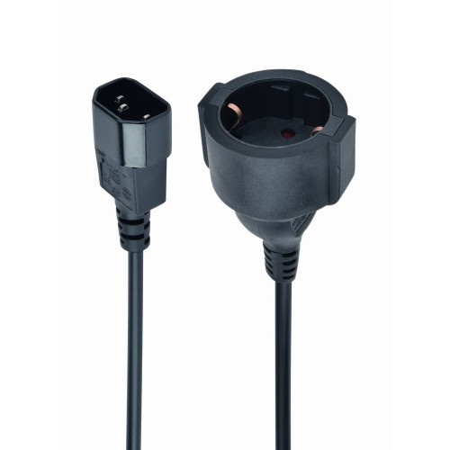 Gembird PC-SFC14M-01 power adapter IEC320 C14 -> SCHUKO (F) on a 15 cm cable Gembird PC-SFC14M-01 power adapter IEC320 C14 -> SCHUKO (F) on a 15 cm cable
