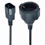 Gembird PC-SFC14M-01 power adapter IEC320 C14 -> SCHUKO (F) on a 15 cm cable