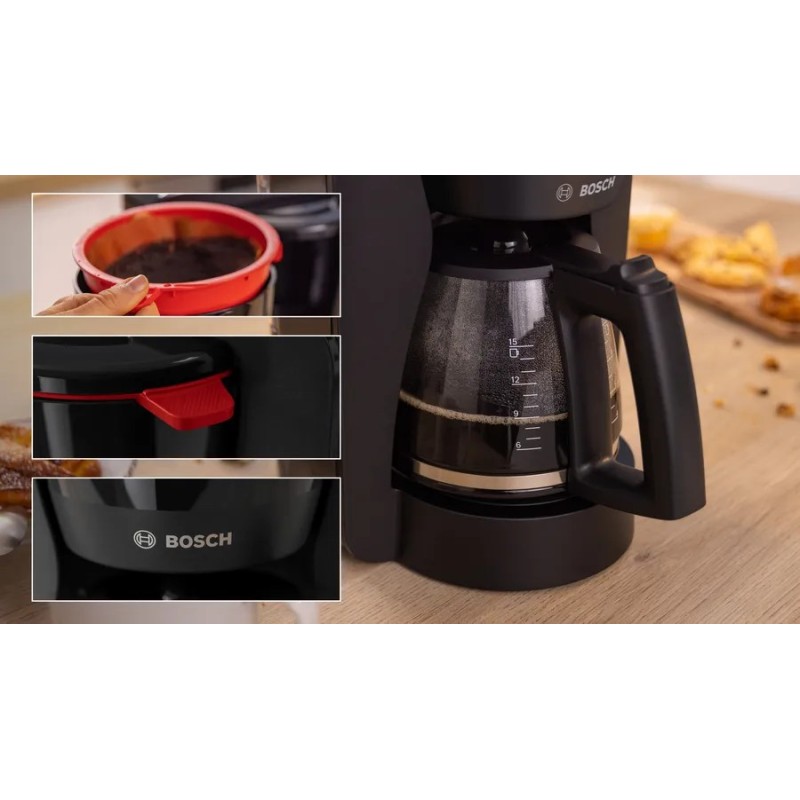 Bosch TKA3M133 coffee maker Semi-auto Drip coffee maker 1.4 L Bosch TKA3M133 coffee maker Semi-auto Drip coffee maker 1.4 L