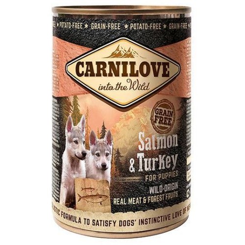 CARNILOVE Into the Wild Salmon&Turkey for Puppies - Wet dog food - 400 g