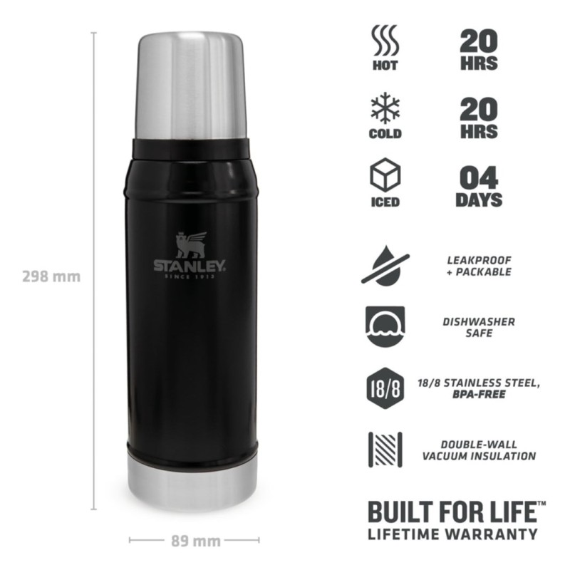 Stanley 10-01612-028 vacuum flask 0.75 L Black Stanley 10-01612-028 vacuum flask 0.75 L Black