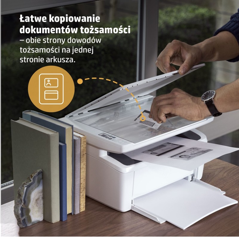 HP LaserJet MFP M140w Printer, Black and white, Printer for Small office, Print, copy, scan, Scan to email; Scan to PDF; Compact Size HP LaserJet MFP M140w Printer, Black and white, Printer for Small office, Print, copy, scan, Scan to email; Scan to PDF; Compact Size