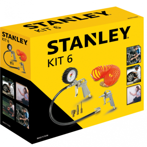 Stanley Pneumatic Tool Set 6 Pieces