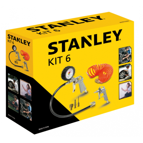 Stanley Pneumatic Tool Set 6 Pieces Stanley Pneumatic Tool Set 6 Pieces
