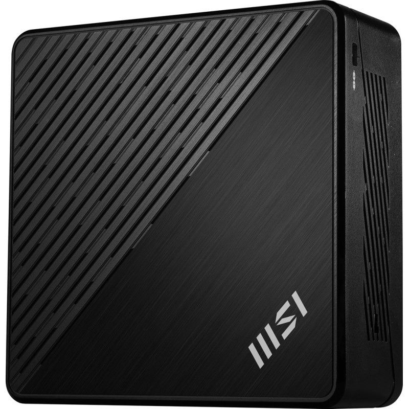 MSI Cubi N ADL S-078EU Intel® N N100 4 GB DDR4-SDRAM 128 GB SSD Windows 11 Pro Mini PC Black