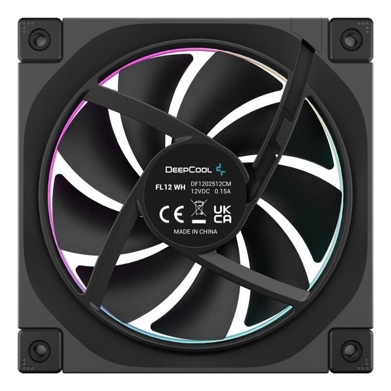 DeepCool FL12 Computer case Fan 12 cm Black 1 pc(s) DeepCool FL12 Computer case Fan 12 cm Black 1 pc(s)