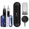 Braun Oral-B iO7 DuoPack Black + White electric toothbrush