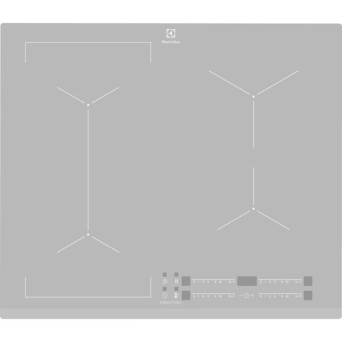 Electrolux EIV63440BS Silver Built-in Zone induction hob 4 zone(s)