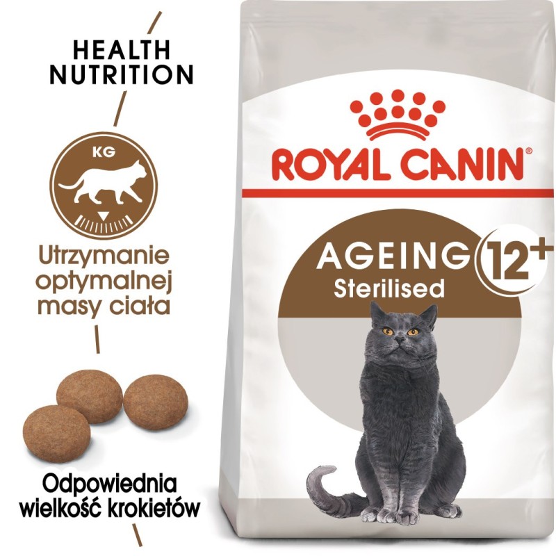Royal Canin Senior Ageing Sterilised 12+ dry cat food Corn, Poultry, Vegetable 400 g Royal Canin Senior Ageing Sterilised 12+ dry cat food Corn, Poultry, Vegetable 400 g
