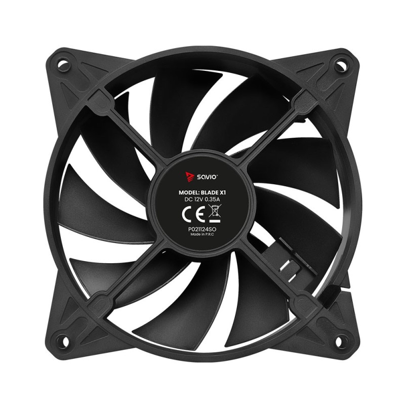 SAVIO Fan Set BLADE X1 SET 3 x 120mm 4-pin PWM black SAVIO Fan Set BLADE X1 SET 3 x 120mm 4-pin PWM black