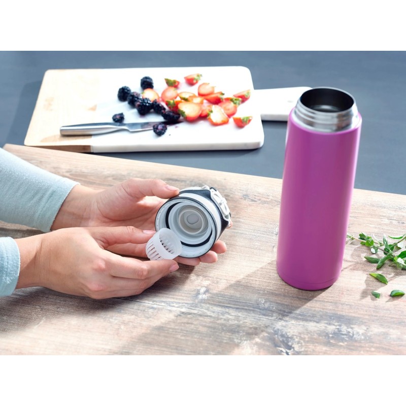 Thermal mug Leifheit Flip 600 ml Purple